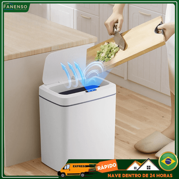 Lixeira Com Sensor Automático Inteligente