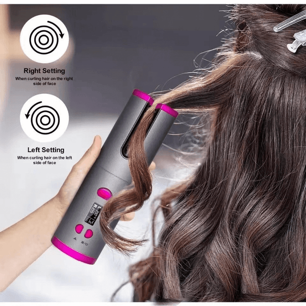Modelador de Cabelo Automático Sem Fio