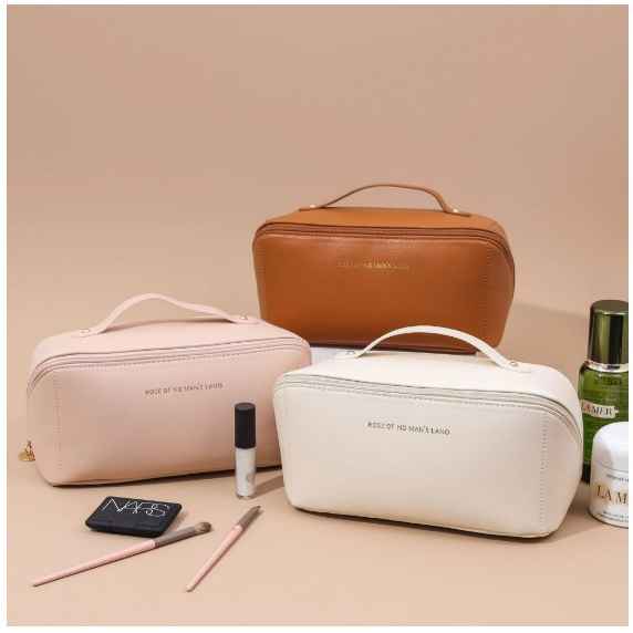Bolsa de Cosmético de Couro
